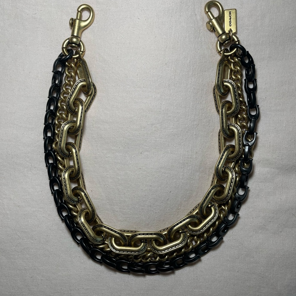Coach Triple Chain Strap - Picture 2 of 3